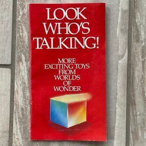 LOOK WHO'S TALKING! 1981 WOW PRODUCTS BOOKLET~ TEDDY RUXPIN/SNOOPY/PAMELA + MORE